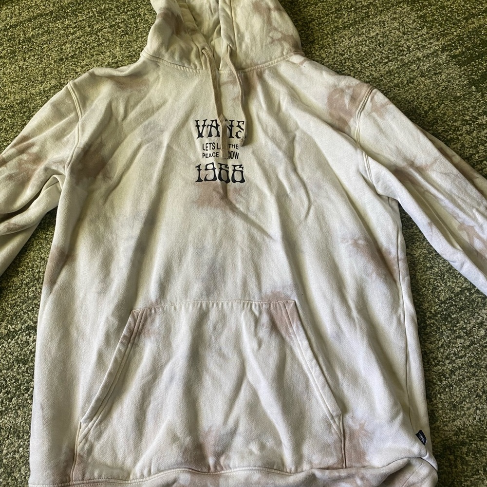 vans let the peace grow hoodie